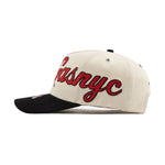 Gas Nyc Mens Goat Snapback Hat Black/White