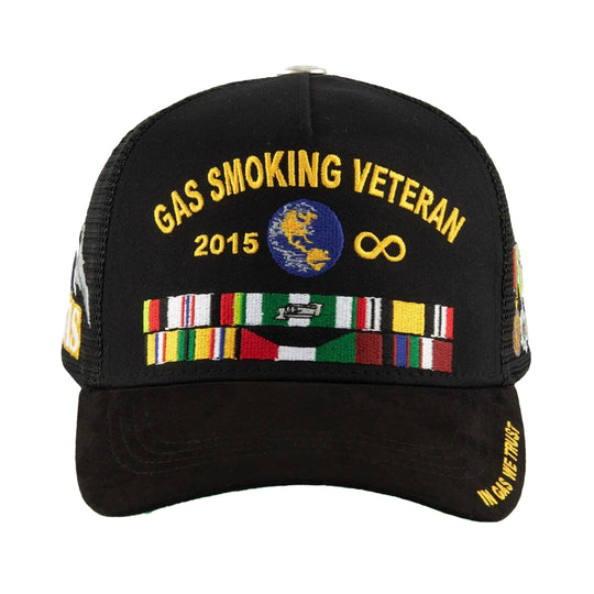 Gas Nyc Mens Hooah Trucker Hat Black