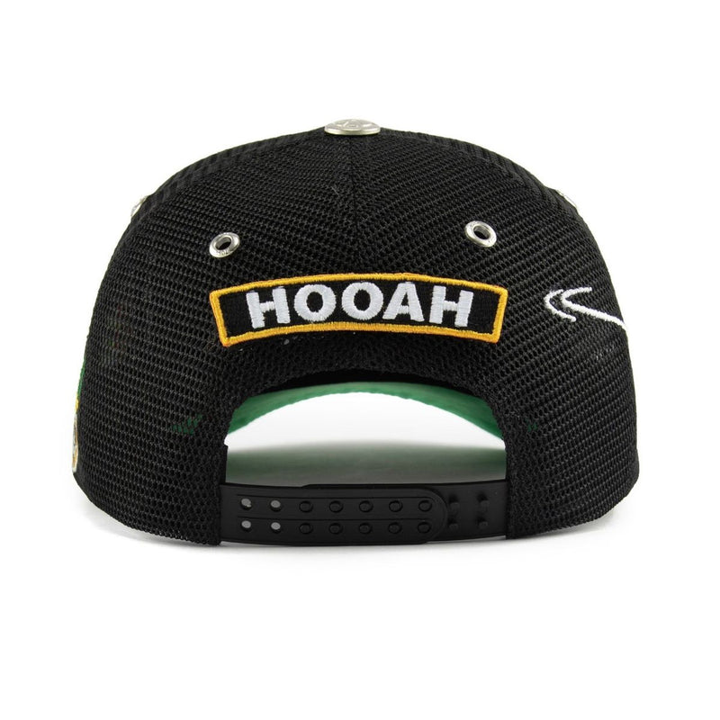 Gas Nyc Mens Hooah Trucker Hat Black