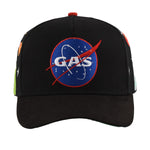 Gas Nyc Mens Occupy Mars Snapback Hat Black