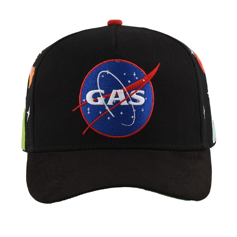 Gas Nyc Mens Occupy Mars Snapback Hat Black