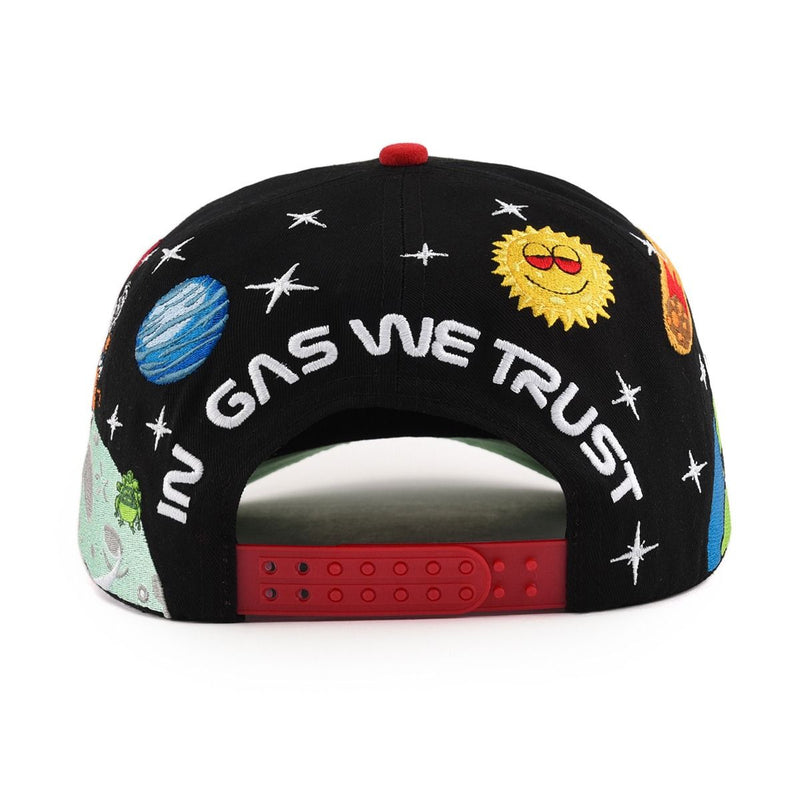 Gas Nyc Mens Occupy Mars Snapback Hat Black