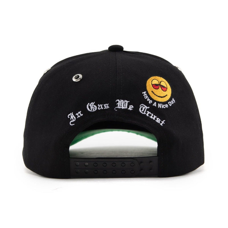 Gas Nyc Mens Practice Snapback Hat Black