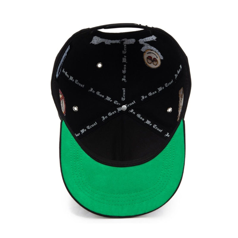 Gas Nyc Mens Practice Snapback Hat Black