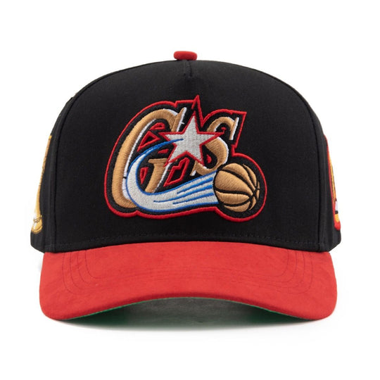 Gas Nyc Mens Practice Snapback Hat Black/Red