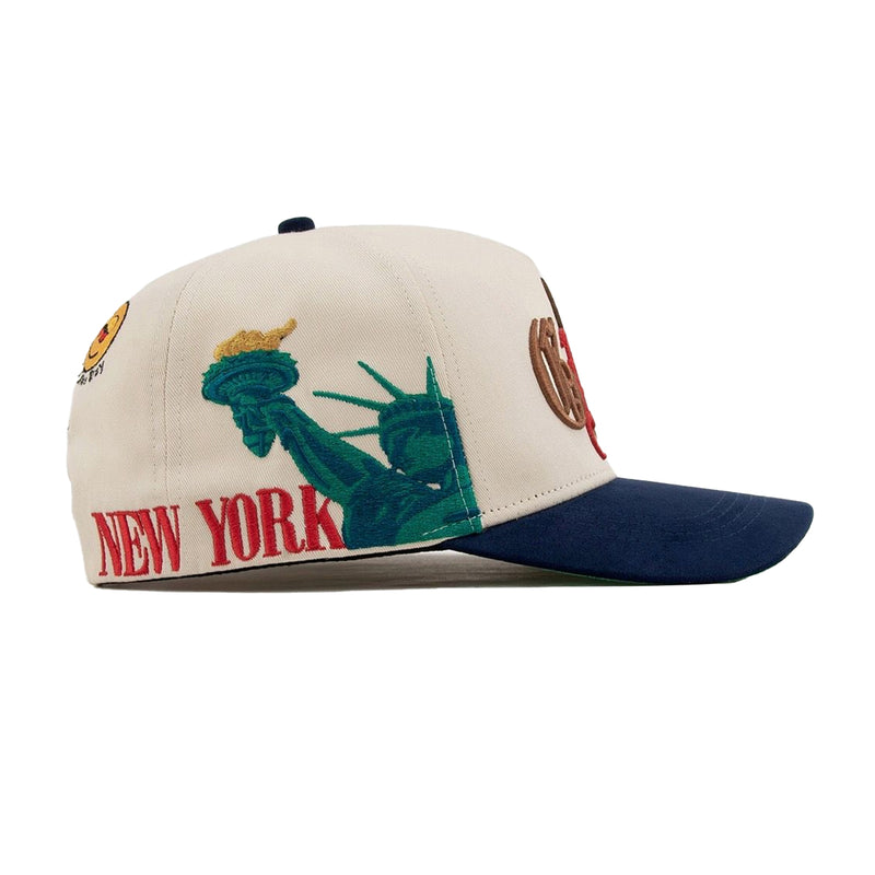 Gas Nyc Mens Rotten Apple Trucker Hat Black/Beige