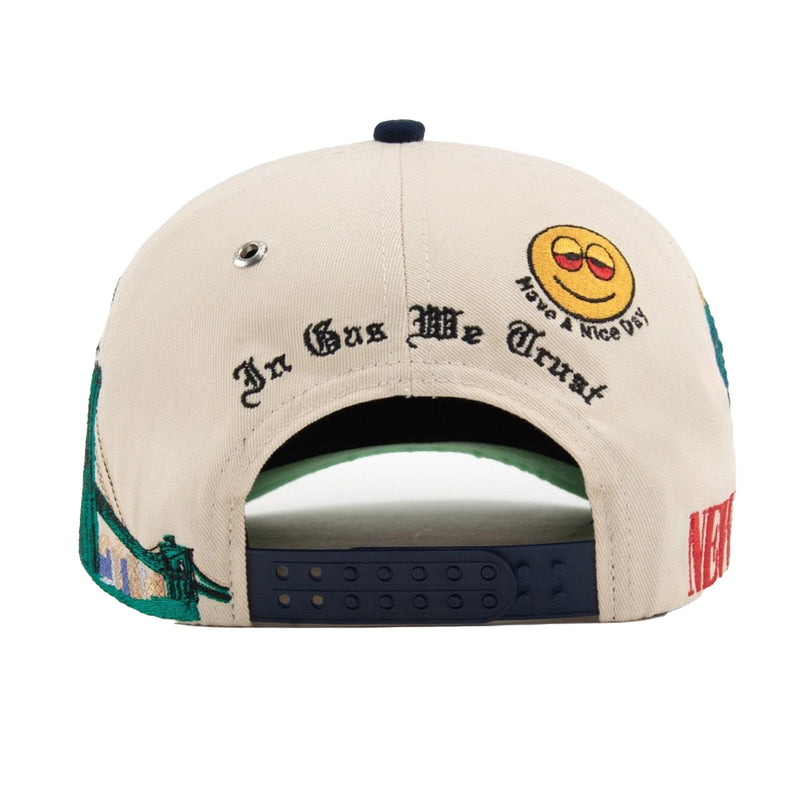 Gas Nyc Mens Rotten Apple Trucker Hat Black/Beige