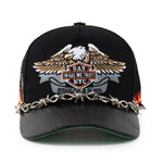 Gas Nyc Mens Vengeance Trucker Hat Black