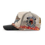 Gas Nyc Mens Vengeance Trucker Hat Cream