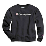 Champion Mens Powerblend Graphic Sweatshirt GF88HY06794-BKC Black