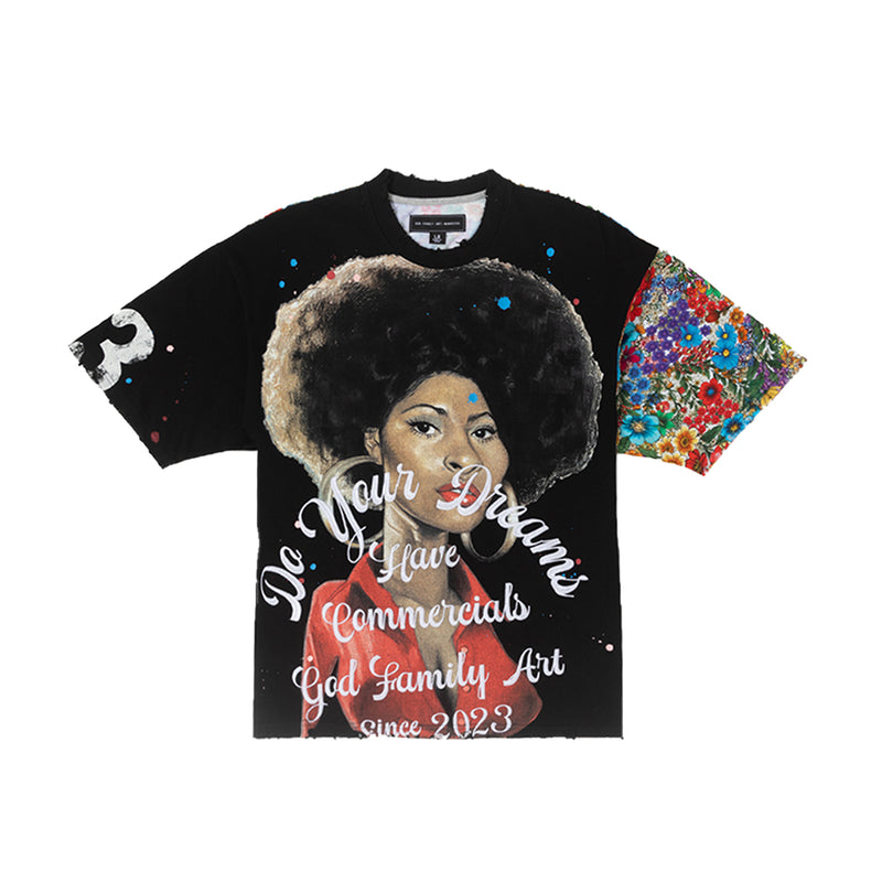 GFA Manasseh Mens Icon Knit Crew Neck T-Shirt 3302 Black