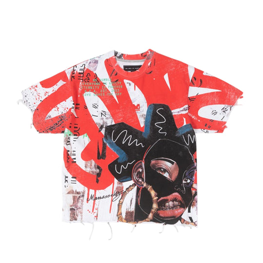 GFA Manasseh Mens Bantu Knit Crew Neck T-Shirt 3303 Bleach White