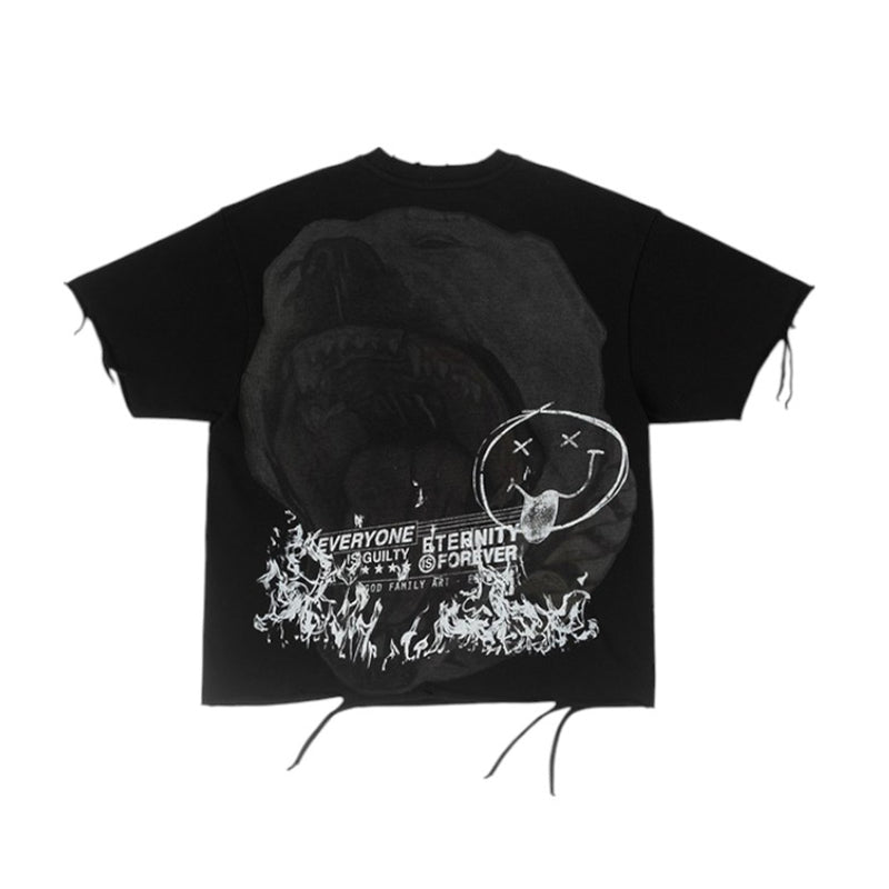 GFA Manasseh Mens Kiss Dice Knit Crew Neck T-Shirt 3306 Black