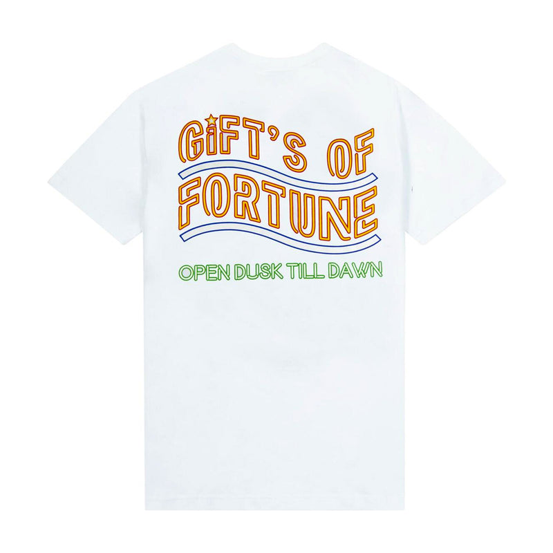 Gifts Of Fortune Mens Neon Girl Crew Neck T-Shirt NEONGRLTEE20051-WHT White