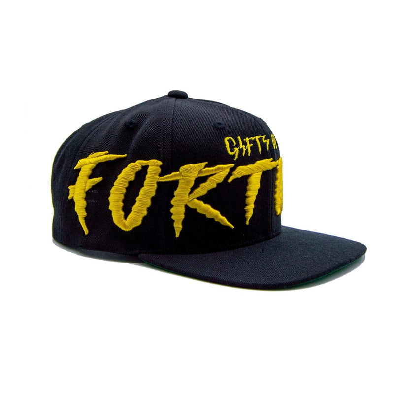 Gifts Of Fortune Mens Snake Scales Snapback Snapback Hat SNAKESCALESTRK20057-BLK/YEL Black/Yellow