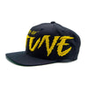 Gifts Of Fortune Mens Snake Scales Snapback Snapback Hat SNAKESCALESTRK20057-BLK/YEL Black/Yellow