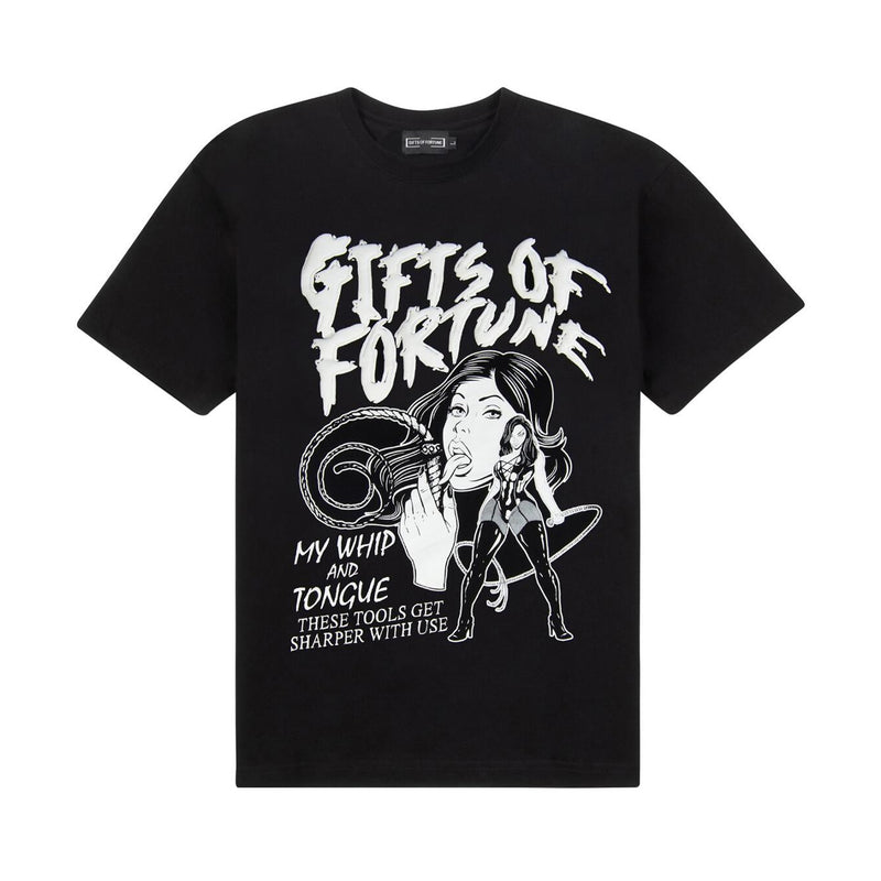 Gifts Of Fortune Mens Whip It T-Shirt WHIPIT20054-BLK Black
