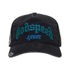 Godspeed Unisex Forever Trucker Hat Black Washed/ Green