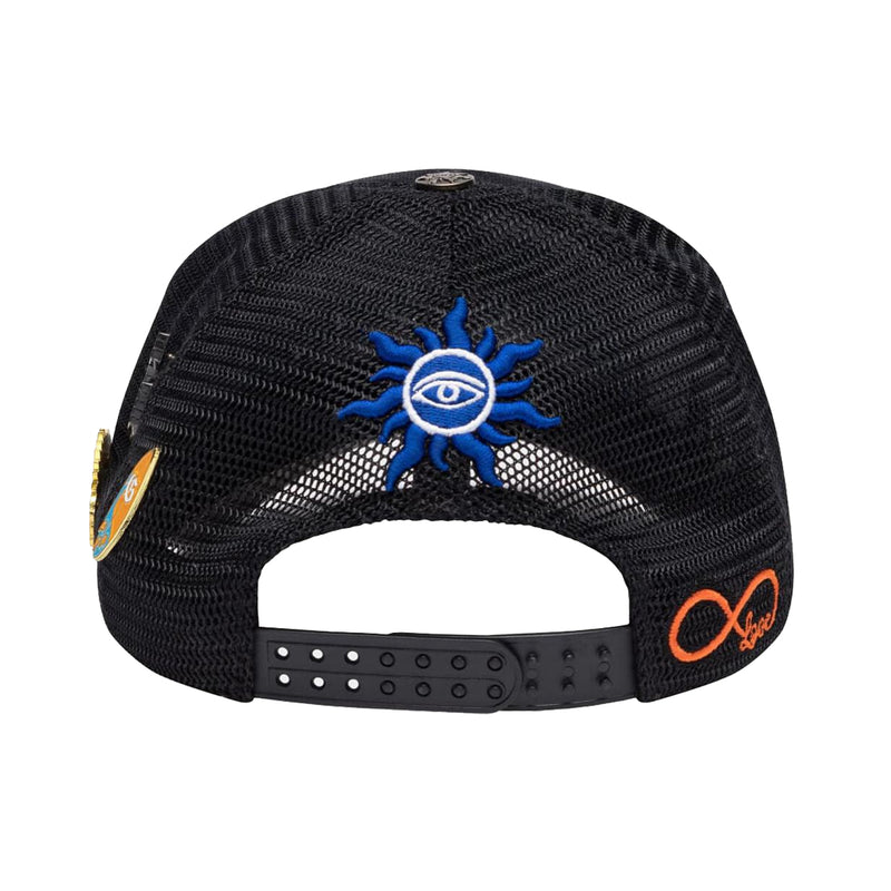 Godspeed Unisex Forever Trucker Hat Black Washed/ Green– Premium