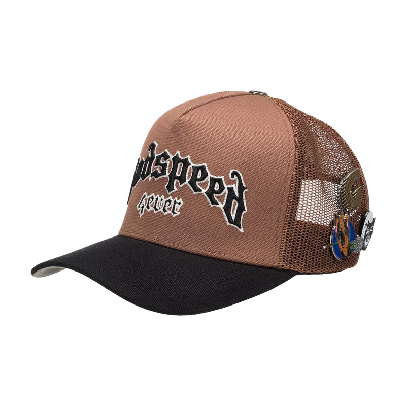 Godspeed Mens Forever Trucker Hat 4EVERHAT Black/Taupe