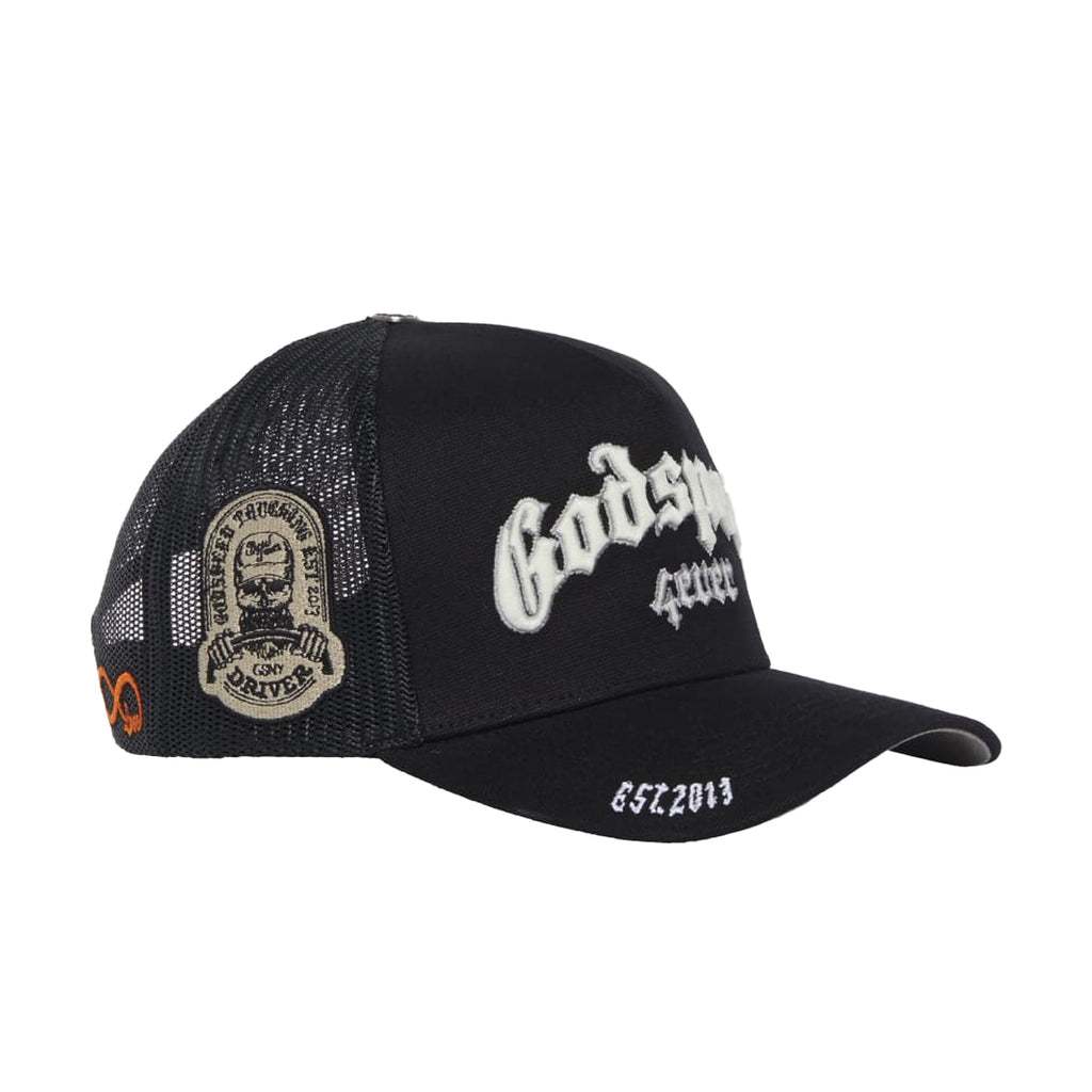Godspeed Unisex Forever Trucker Hat Black/White
