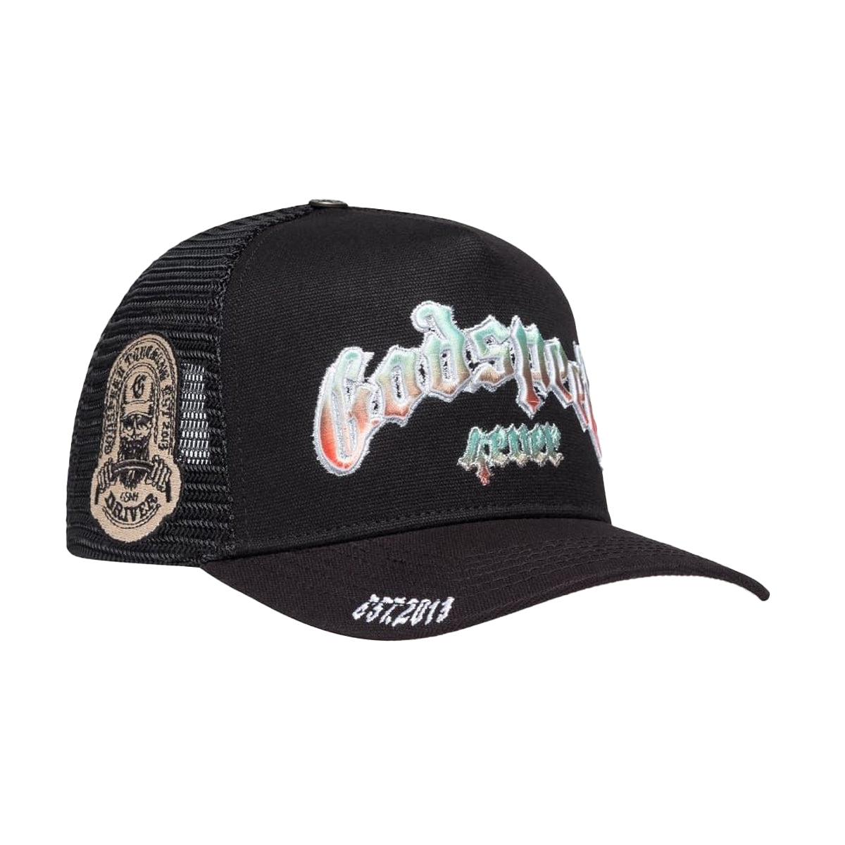 Godspeed Mens Forever Trucker Hat 4EVERHAT Gradiant Black