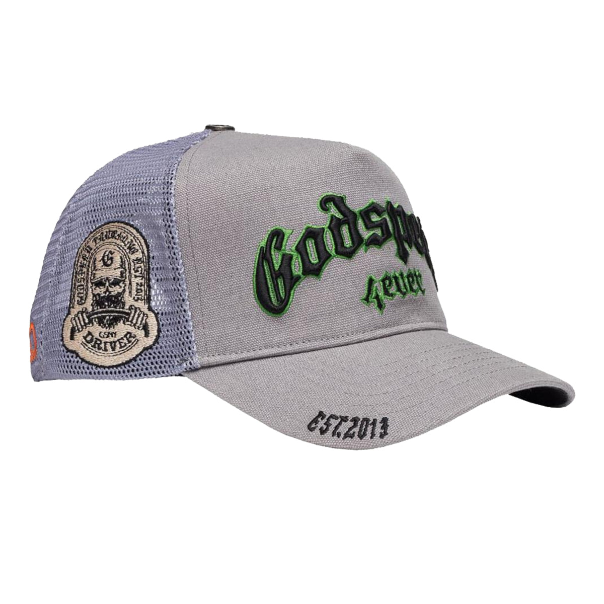 Godspeed Unisex Forever Trucker Hat Grey/Green