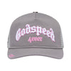 Godspeed Unisex Forever Trucker Hat Grey/Pink