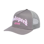 Godspeed Unisex Forever Trucker Hat Grey/Pink