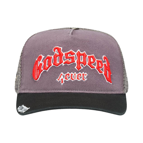 Godspeed Unisex Forever Trucker Hat Grey/Red
