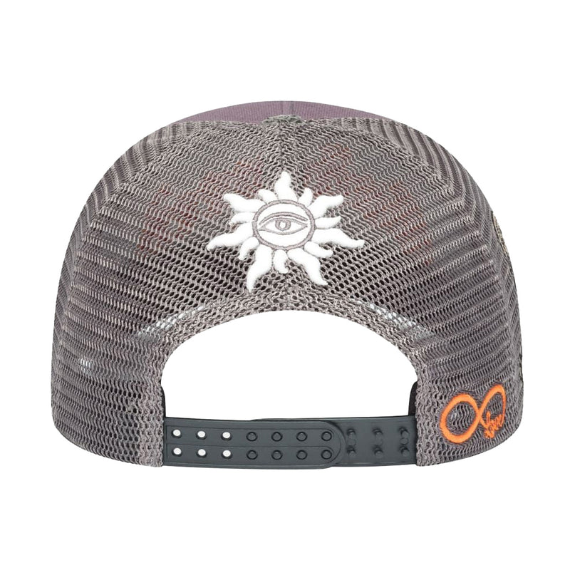 Godspeed Unisex Forever Trucker Hat Grey/Red– Premium Lounge NY