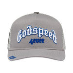 Godspeed Unisex Forever Trucker Hat Grey/Royal
