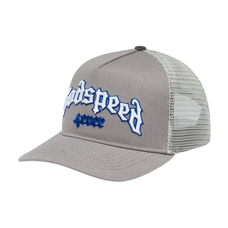 Godspeed Unisex Forever Trucker Hat Grey/Royal