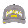 Godspeed Unisex Forever Trucker Hat Grey/Yellow
