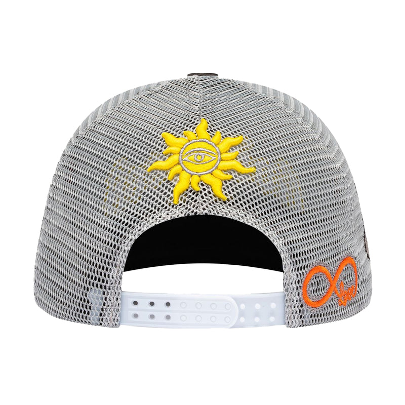 Godspeed Unisex Forever Trucker Hat Grey/Yellow