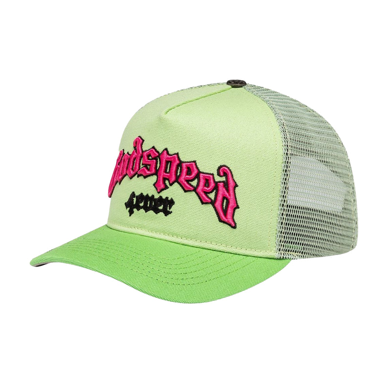 Godspeed Unisex Forever Trucker Hat Lime/Pink
