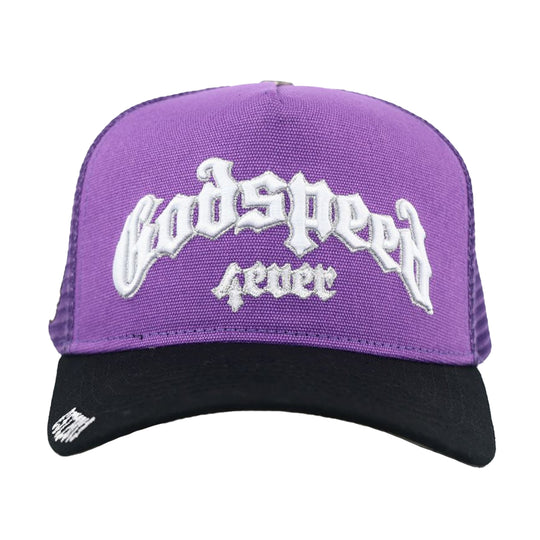 Godspeed Unisex Forever Trucker Hat Purple/Black