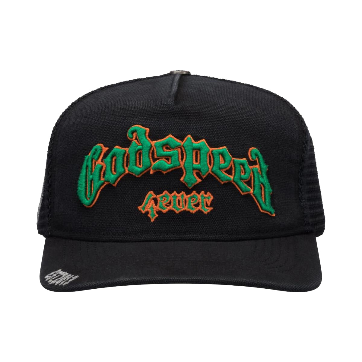 Godspeed Unisex Forever Trucker Hat Vintage Black/Green/Orange