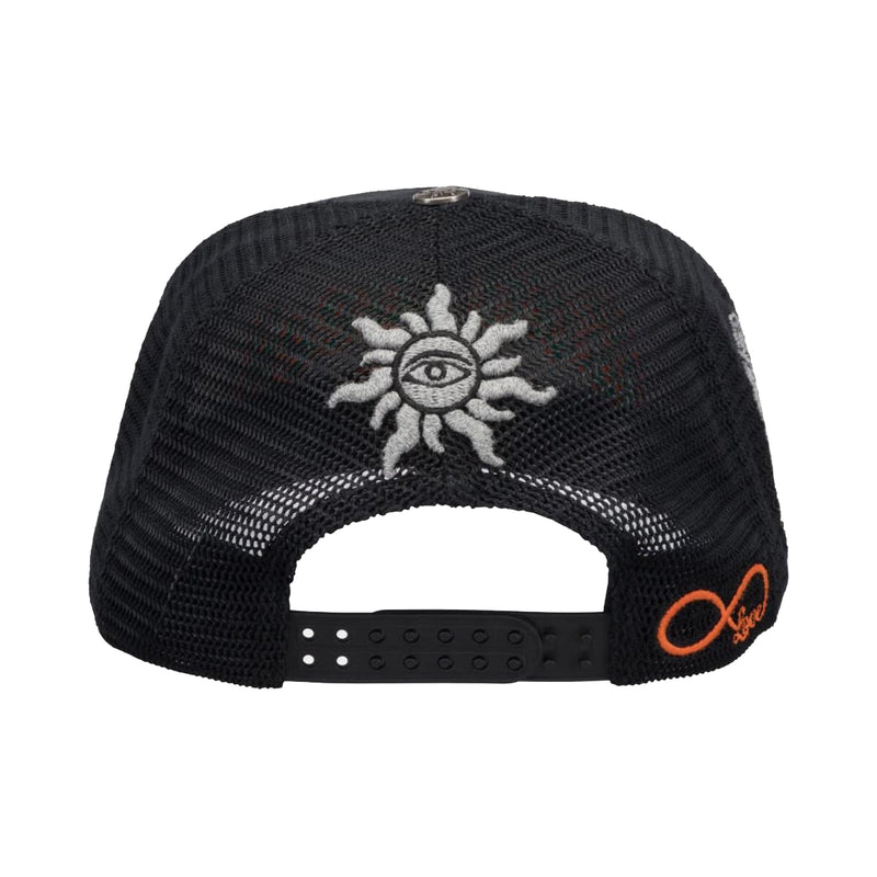 Godspeed Unisex Forever Trucker Hat Vintage Black/Green/Orange