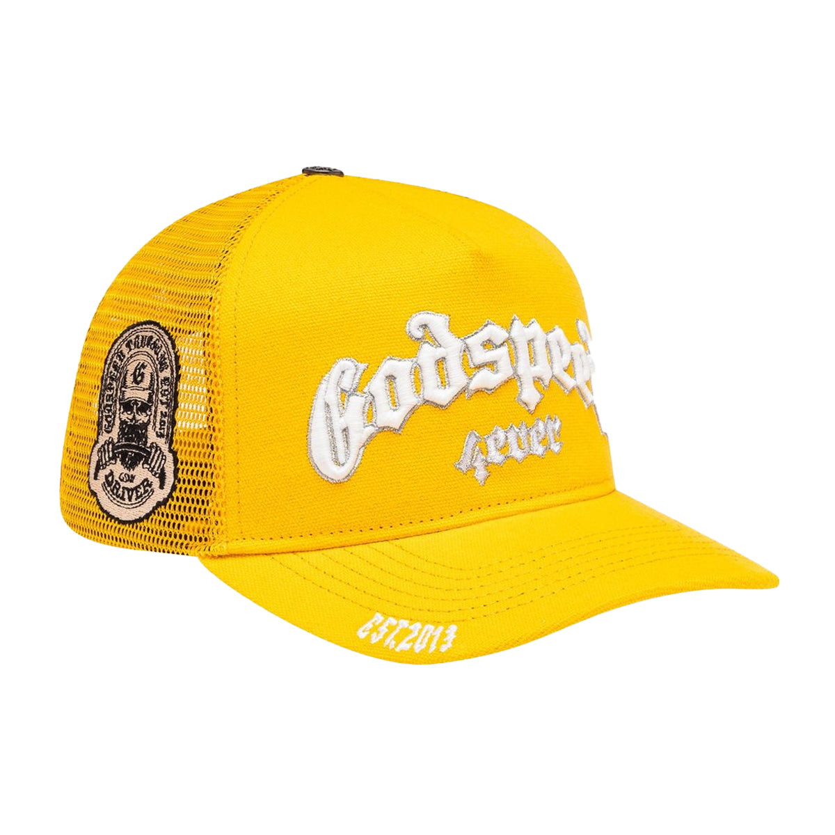 Godspeed Unisex Forever Trucker Hat Yellow | Premium Lounge NY