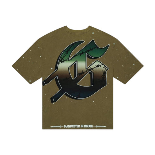 Godspeed Mens Air Strike Crew Neck T-Shirt Olive