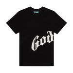 Godspeed Mens Big Lo-Glow Crew Neck T-Shirt Black