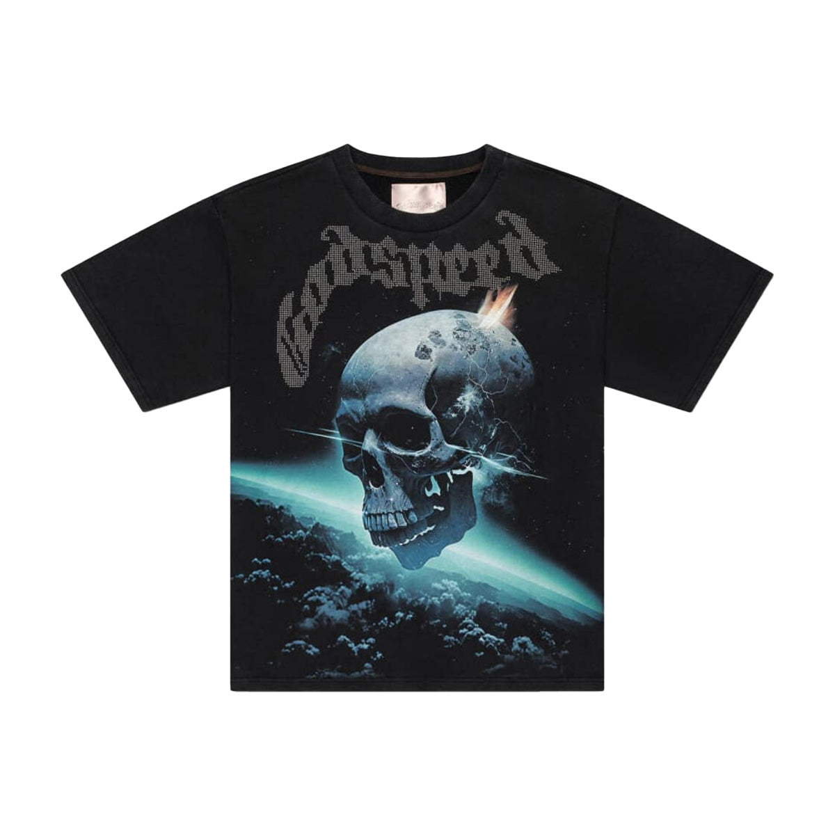 Godspeed Unisex C.O.T.F Crew Neck T-Shirt Black Washed