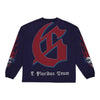 Godspeed Mens Checkmate Long Sleeve Shirt Navy