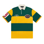 Godspeed Mens Classic Field Rugby Polo Shirt Green/Yellow