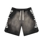 Godspeed Mens Courtside Shorts Black Sun Fade