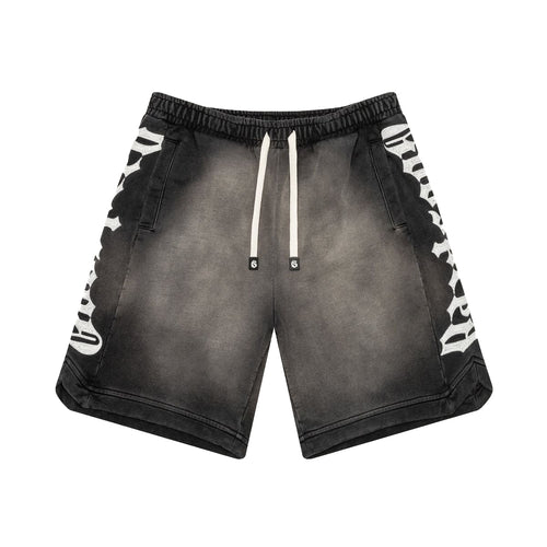 Godspeed Mens Courtside Shorts Black Sun Fade