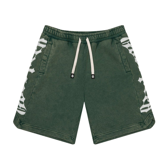 Godspeed Mens Courtside Shorts Green Wash