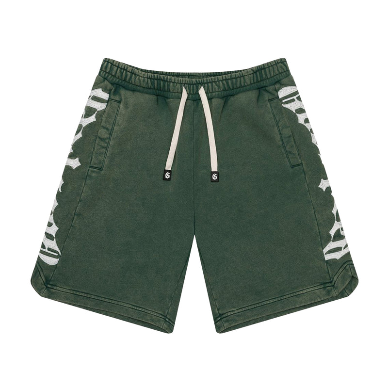 Godspeed Mens Courtside Shorts Green Wash