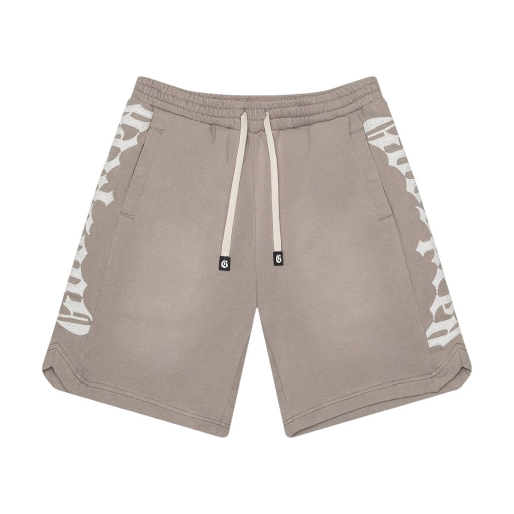 Godspeed Mens Courtside Shorts Stone Sun Fade | Premium